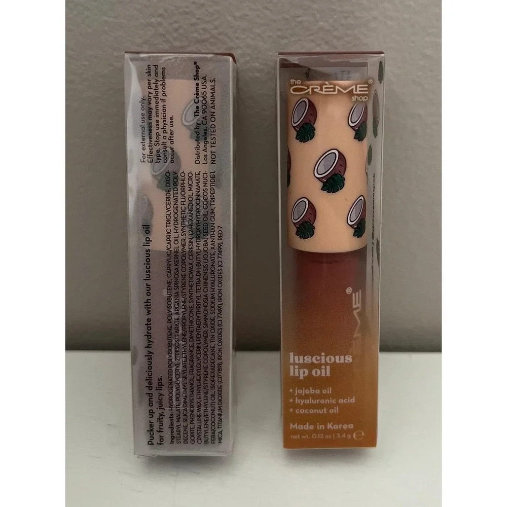 The Crème Shop Luscious Lip Oil Coconut Jelly - Bundle of 2